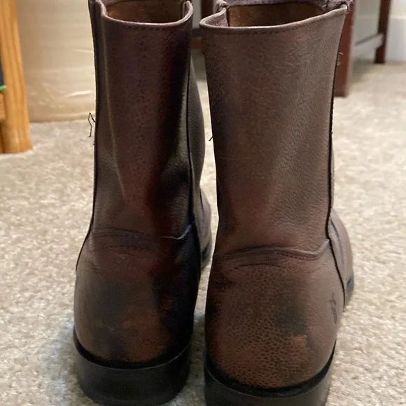 Ladies Frye ankle boots leather size 8 1/2 - Picture 5 of 7